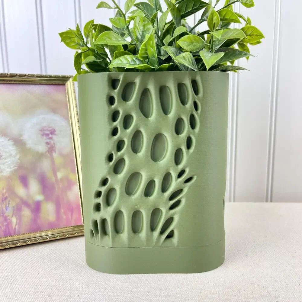 Organic Sculptural Planter, Vapor Planter Pot, Tabletop Indoor Planter